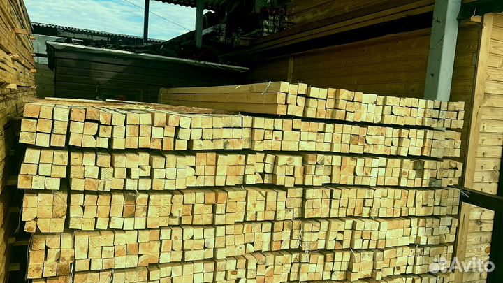 Доска обрезная 40х150х6000мм