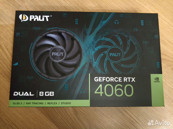 Rtx 4060 palit dual, новая