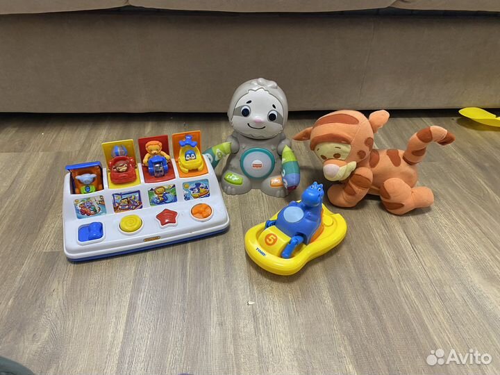 Игрушки пакетом развивающие fisher price