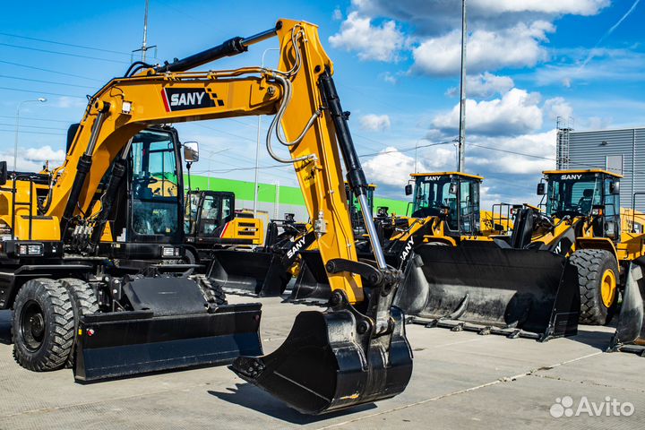 Колёсный экскаватор Sany SY165W, 2023