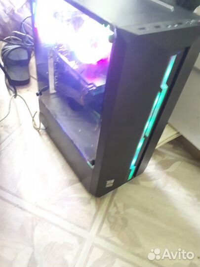 Игровой пк Intel Core i3-12100F+RX580+16Gb+SSD512