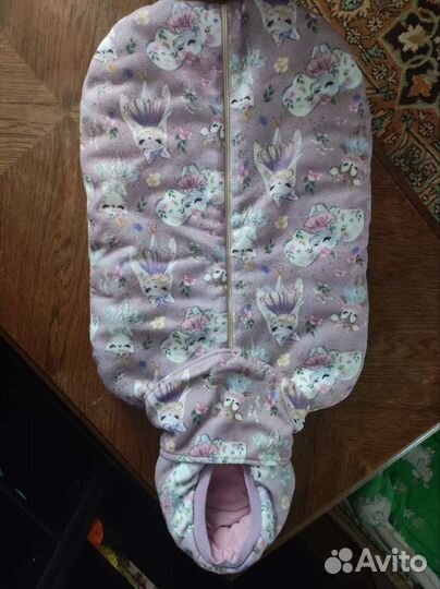 Утепленный конверт-кокон