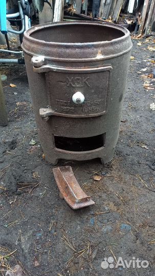 Печь для казана чугунная