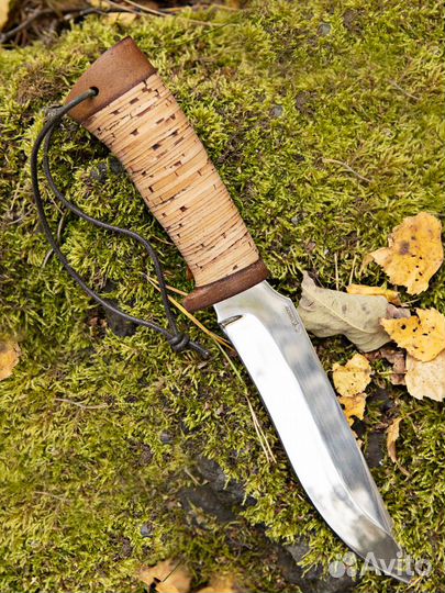 Нож охотничий Лев с гравировкой Златоустовский