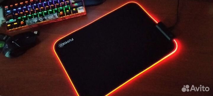 Игровой коврик для мыши с подсветкой