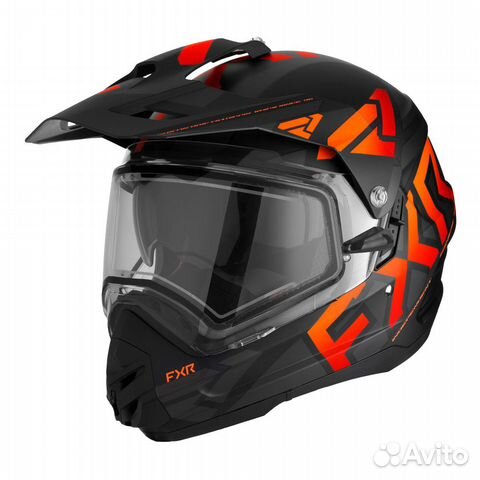 Шлем FXR torque X team W/E shield с подогревом