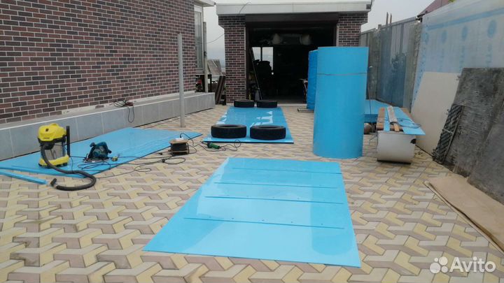 Ремонт бассейнов из полипропилена