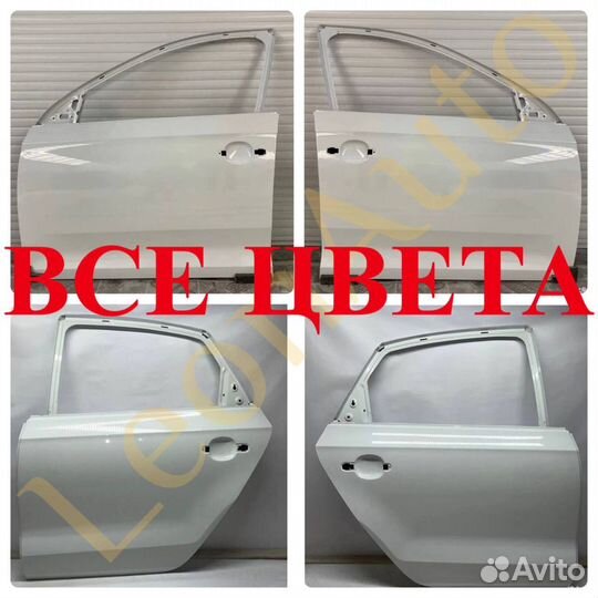 Дверь задняя правая Kia Rio 3 4 Серая