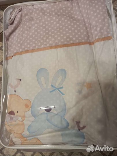 Комплект постельного белья в кроватку