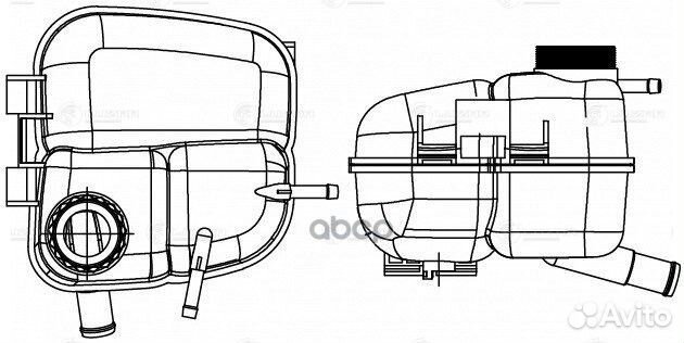 LET 2110 luzar Бачок расширит. охл. жидкости Opel