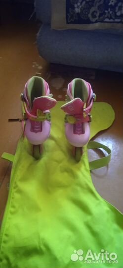 Роликовые коньки детские. Б/у