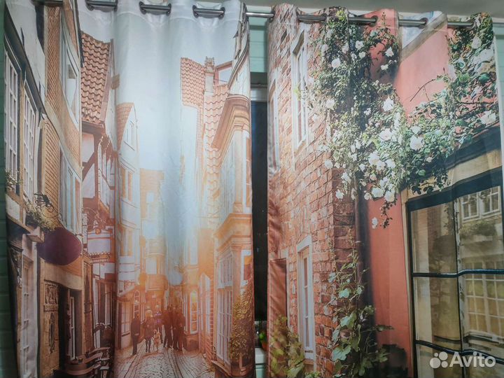 Шторы фотошторы уже с люверсами