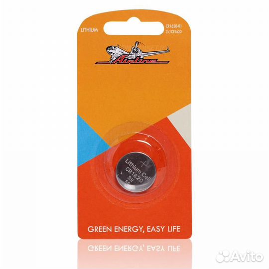 Airline CR1620-01 Батарейка CR1620 3V для брелоков
