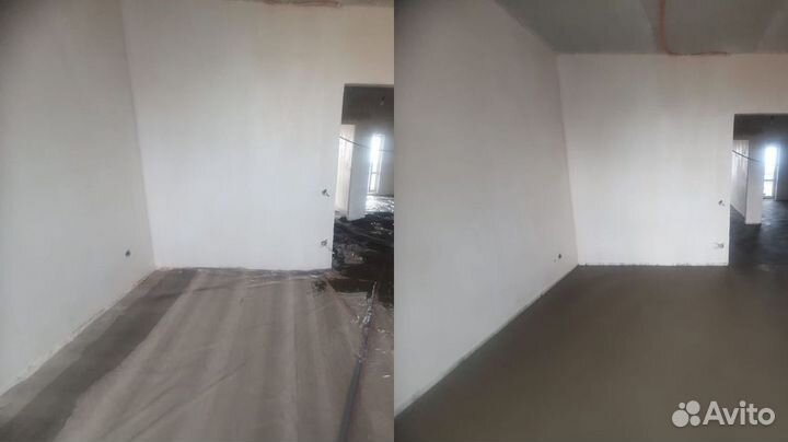 Полусухая стяжка пола под ключ