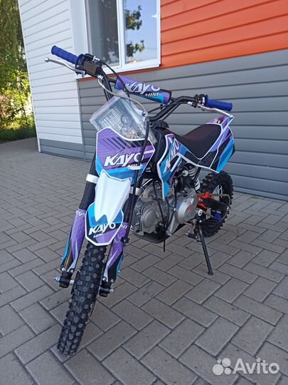 Питбайк kayo mini YX125EM 14/12 (механ. сцепл.)