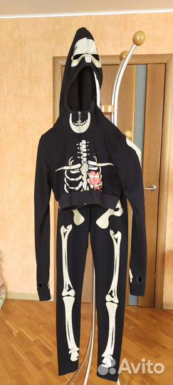 Карнавальный костюм скелет человека