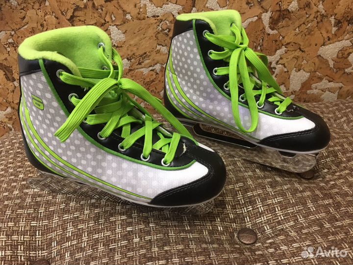 Коньки детские двухполозные 32 размер