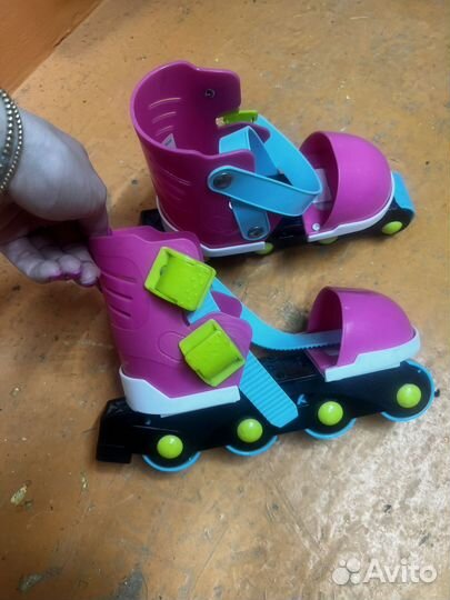 Роликовые коньки детские раздвижные