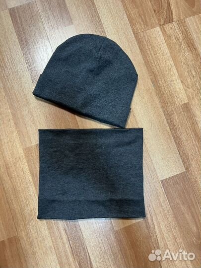 Комплект шапка и снуд для мальчика