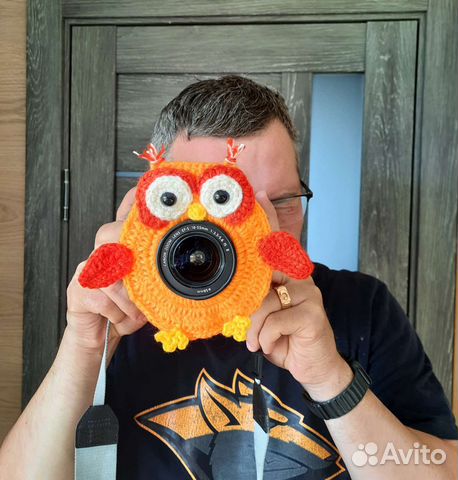 Игрушка на фотоаппарат. Насадка на объектив