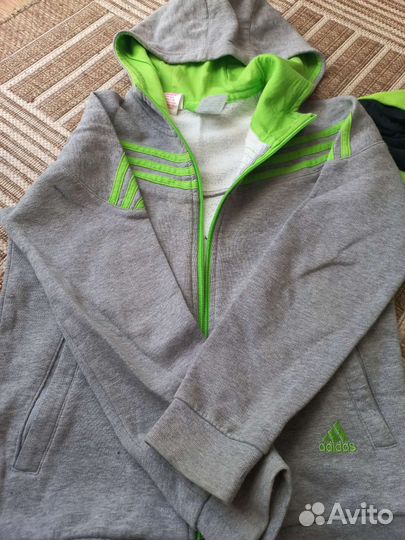 Спортивная кота с капюшоном на мальчика Adidas