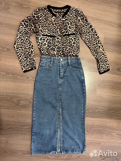 Юбка джинсовая