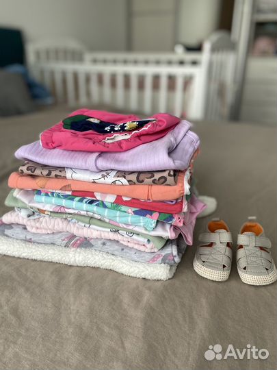 Вещи пакетом для девочки 68-74