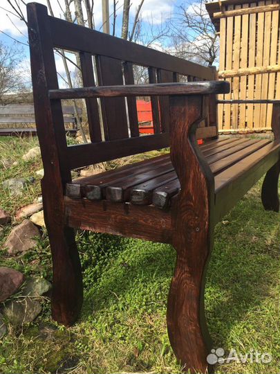 Скамейка с подлокотником «Диван-диваныч»