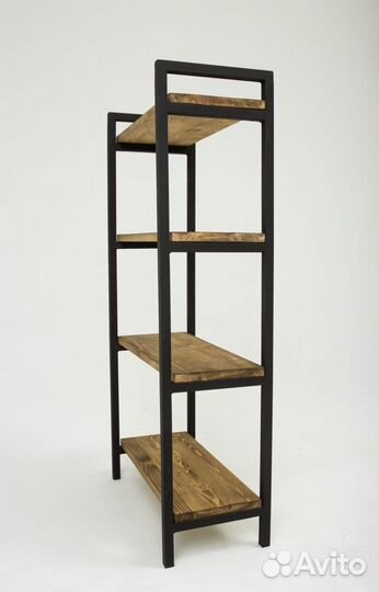 Стеллаж металлический черный