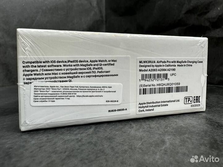 Наушники apple airpods pro