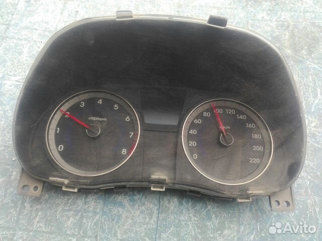 Панель приборов Хендай Солярис 1