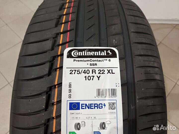 Continental PremiumContact 6 SSR 315/35 R22 и 275/40 R22