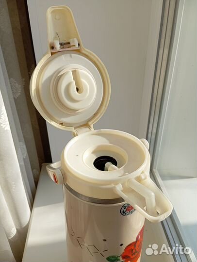 Термос с помпой китайский СССР