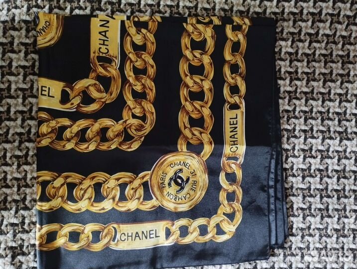 Винтажный платок Chanel 31 rue cambon paris