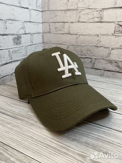 Бейсболка LA New era Los Angeles зелёная