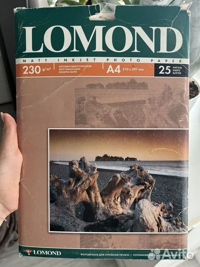Фотобумага lamond матовая для струйной печати