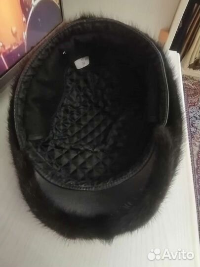 Кепка норковая мужская р. 57-58