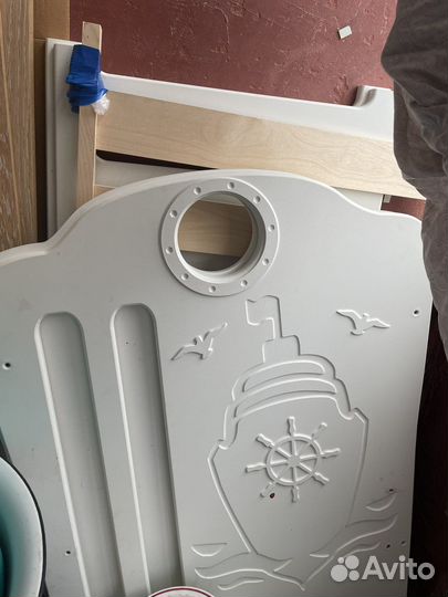 Кроватка маятник с матрасом