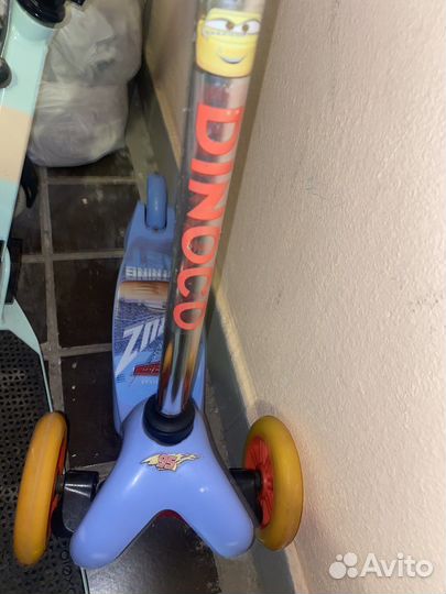 Самокат трехколесный бу