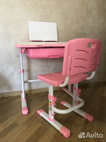 Растущая парта и стул бу