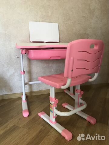 Растущая парта и стул бу