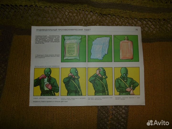Плакаты противогазы го СССР