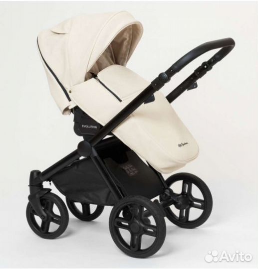 Коляска 2 в 1 эко кожа