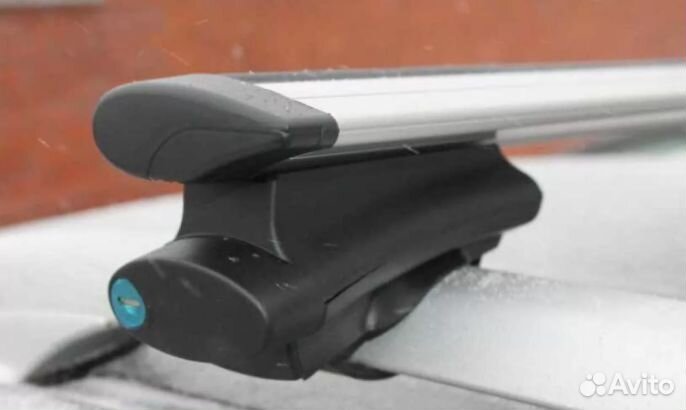 Багажник belt на рейлинги с крыловидными дугами