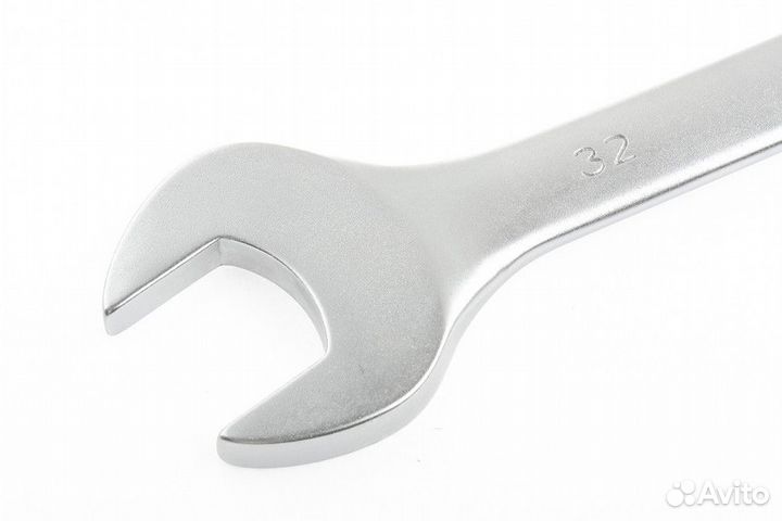 Ключ комбинированный, 32 мм, CrV, матовый хром Ste