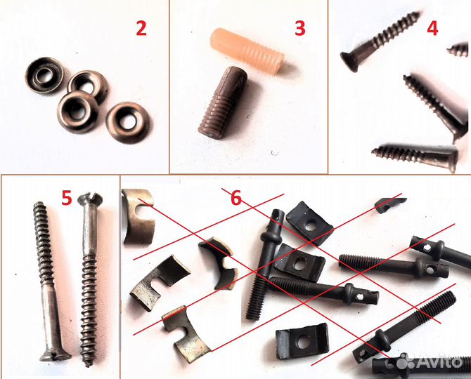 Мебельная фурнитура Шайба Шкант Саморез