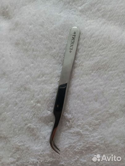Пинцет для наращивания ресниц enigma