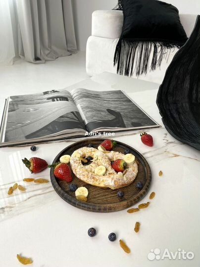 Деревянная тарелка