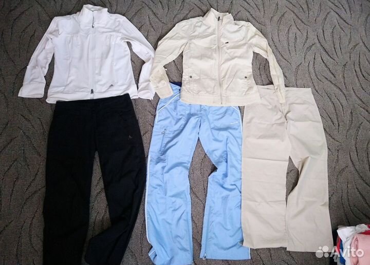 Брюки reebok, adidas, кофта, куртка пакетом 44-46