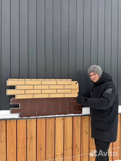 Фасадные панели. Декоративный кирпич
